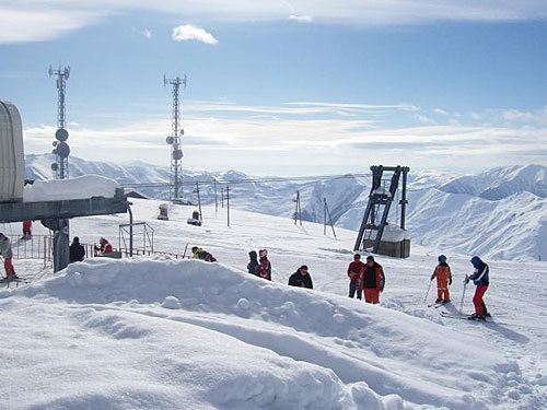 Грузия, Гудаури, январь 2010 года. Фото с сайта www.gudauri.ru