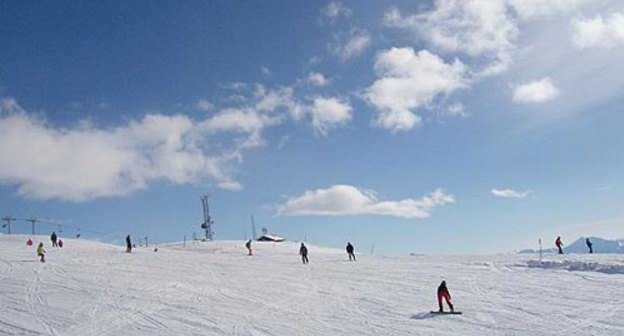 Грузия, Гудаури, январь 2010 года. Фото с сайта www.gudauri.ru