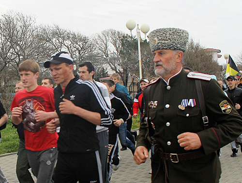 "Русская пробежка" в Анапе 7 апреля 2013 г. Фото Андрея Кошика для "Кавказского узла"