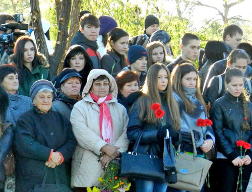 Похороны жертв теракта. Волгоград, 24 октября 2013 г. Фото Татьяны Филимоновой для "Кавказского узла"