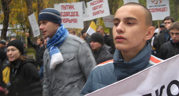 "Русский марш" в Волгограде 4 ноября 2012 г. Фото Вячеслава Ященко для "Кавказского узла"