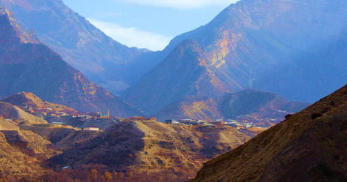 Село Гимры. Унцукульский район Дагестана. Фото: Гамзат Изудинов http://www.odnoselchane.ru/