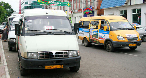 Маршрутка в Краснодаре. Фото: http://krasnodar-news.net/society/653