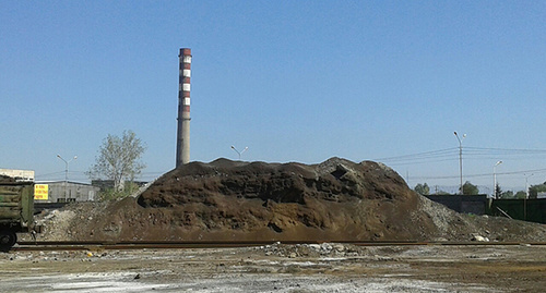 Производственные отходы предприятия "Электроцинк" Фото Эммы Марзоевой для "Кавказского узла"