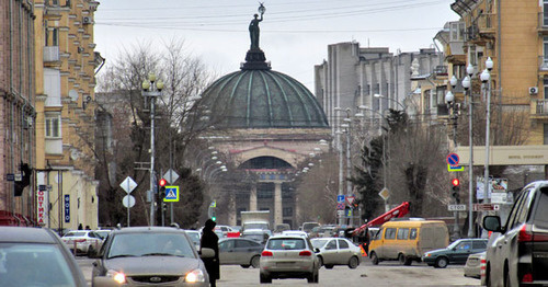 Улица Мира. Волгоград. Фото Вячеслава Ященко для "Кавказского узла"