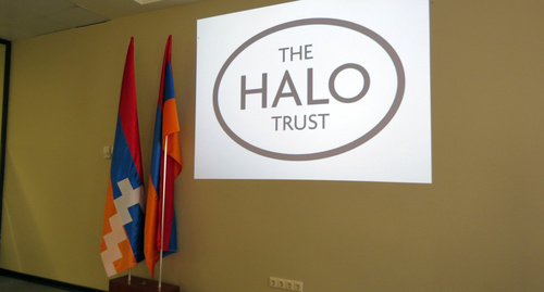 На мероприятии International mine awareness day в Степанакерте  проводимый организацией  The HALO Trust в Нагорном Карабахе. 4 апреля 2017 год/ Фото Алвард Григорян для "Кавказского узла"