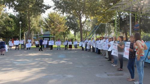 Пикет жителей Кубани против агрессивной политики агрокомплексов. Краснодар, 19 сентября 2017 года. Фото Наталья Дорохиной для "Кавказского узла"