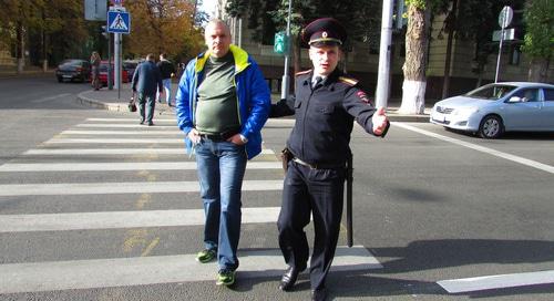 Задержание Владимира Тельпука. Волгоград, 7 октября 2017 года. Фото Вячеслава Ященко для "Кавказского узла"