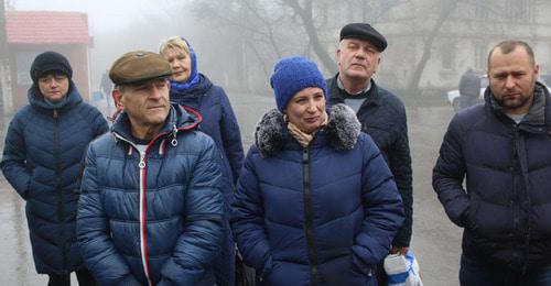 Пикет шахтеров в Гуково. Фото Вячеслава Прудникова для "Кавказского узла"