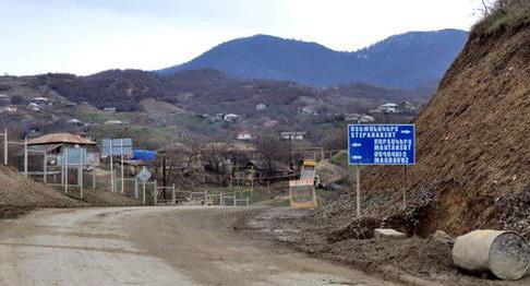 Дорога Варденис - Мартакерт. Нагорный Карабах. Фото Алвард Григорян для "Кавказского узла"