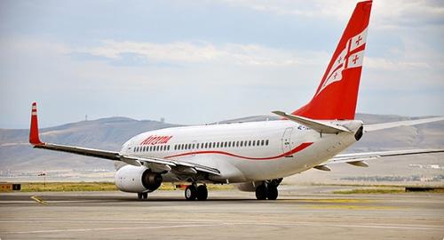 BOEING 737 авиакомпании Georgian Airways. Фото: пресс-служба Georgian Airways, https://www.georgian-airways.com/ru/about/fleet