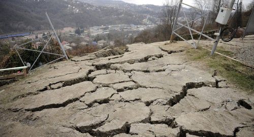 Оползень. Сочи. Фото: Михаил Мордасов. ЮГА.ру