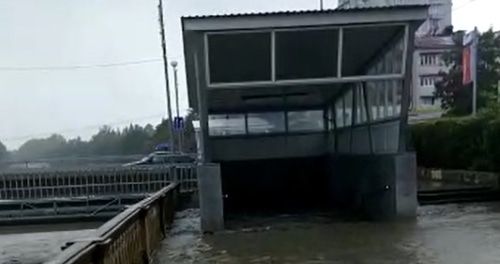 Затопленный подземный переход в Сочи. Фото Светланы Кравченко для "Кавказского узла".