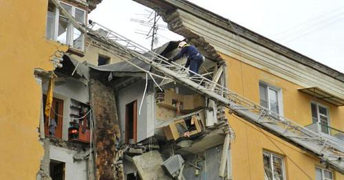 Взрыв дома. Волгоград, 16 мая 2017 г. Фото Татьяны Филимоновой для "Кавказского узла"