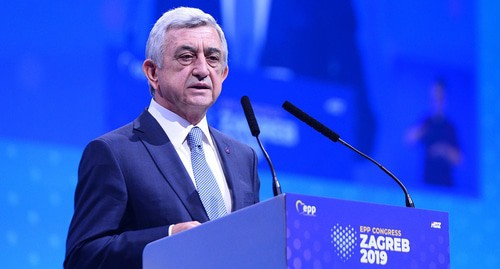 Серж Саргсян. Фото: Европейская народная партия https://commons.wikimedia.org/wiki/Category:Serzh_Sargsyan