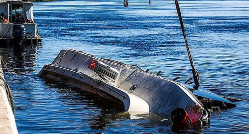 Крушение катамарана на Волге. Фото: ГУ МВД по Волгоградской области