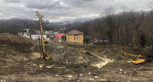 Оползень на склоне Бытха в Сочи. Фото Светланы Кравченко для "Кавказского узла"