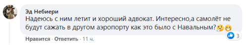 Скриншот комментария пользователя Эд Нибиери к записи в сообществе  NEWSGEORGIA / Новости-Грузия в Facebook от 28.09.21.