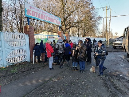 Беженцы из ДНР после эвакуации в Ростовскую область. Фото: Сергея Снежина для "Кавказского узла".