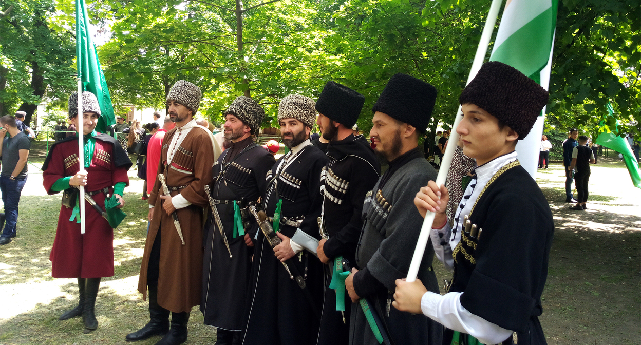 На праздновании Дня адыгов в Нальчике. Фото: Людмила Маратова для "Кавказского узла"