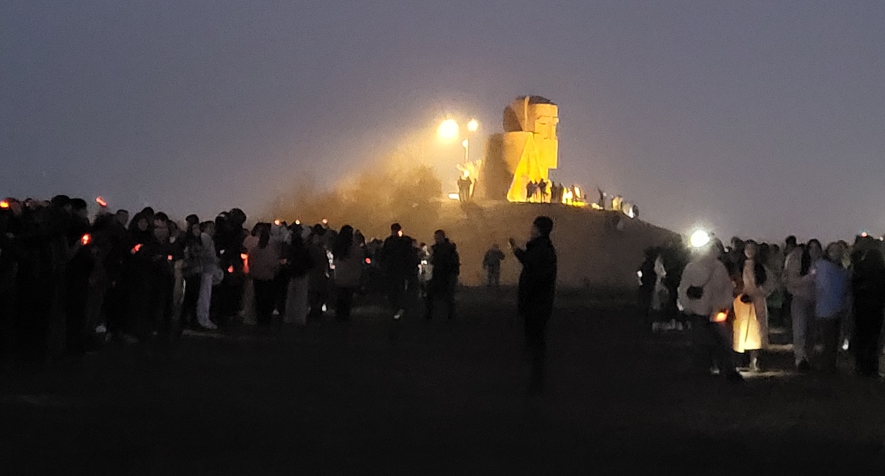 Акция протеста в Степанакерте. 17 декабря 2022 года. Фото Алвард Григорян для "Кавказского узла".