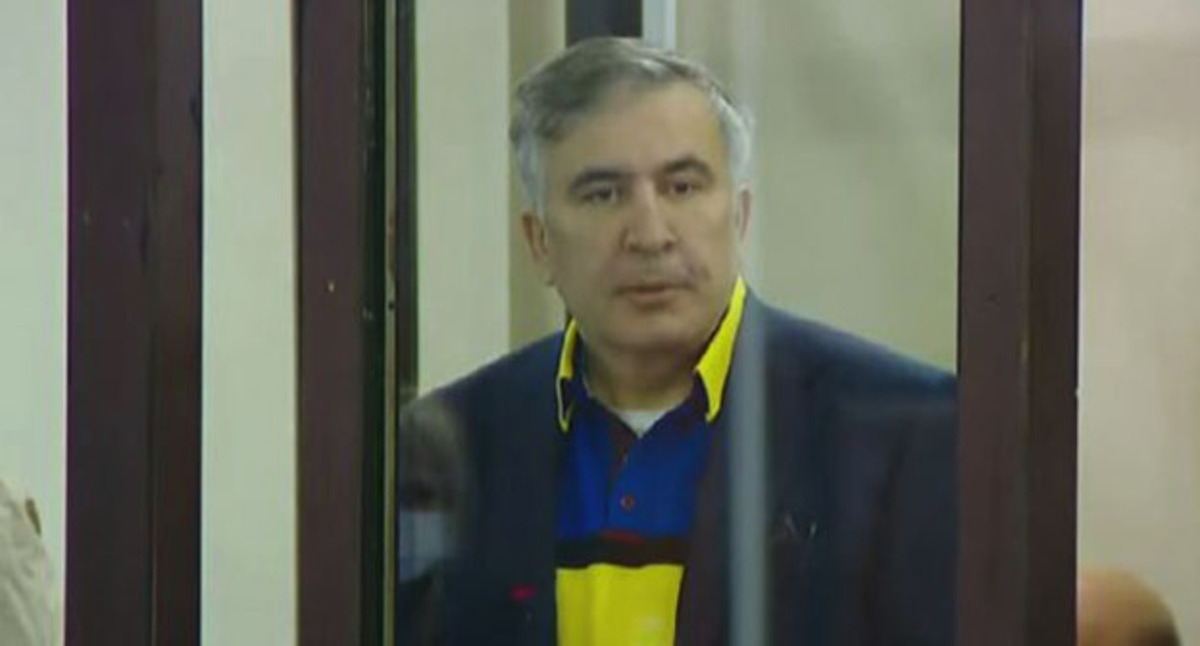 Михаил Саакашвили. Фото: https://www.newsgeorgia.ge/mihail-saakashvili-snova-objavil-bess/