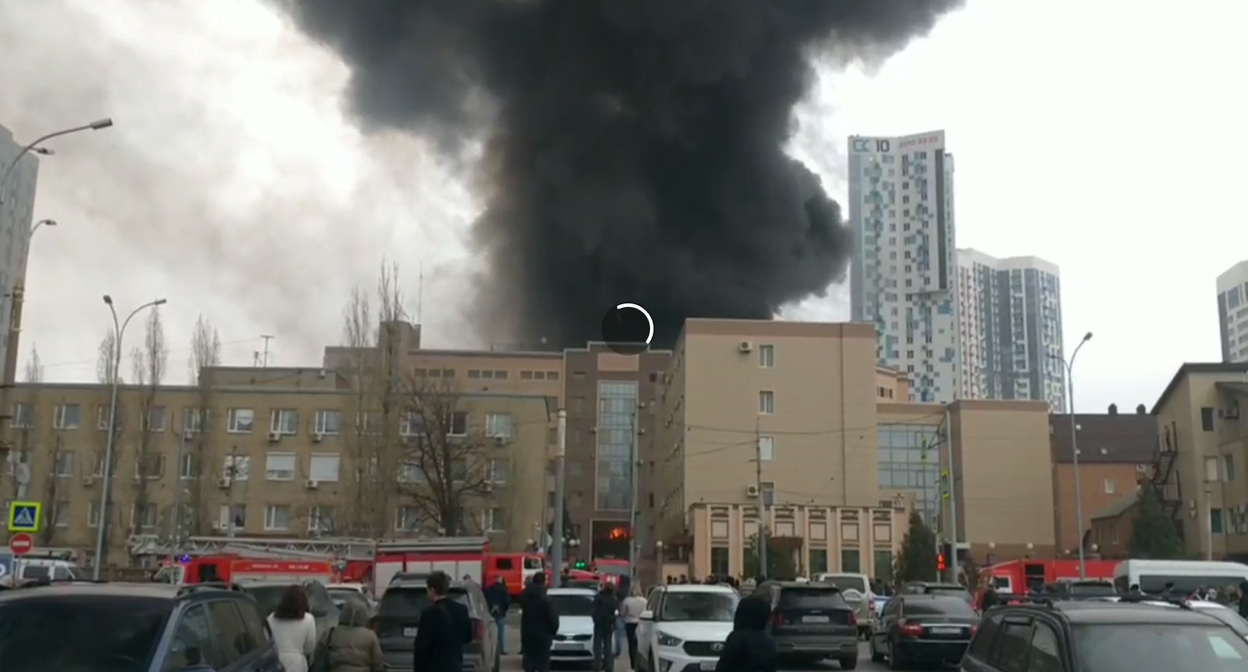 Взрыв в Ростове-на-Дону. Стоп-кадр видео RusNews от 16.03.23, https://t.me/rusnews/30133