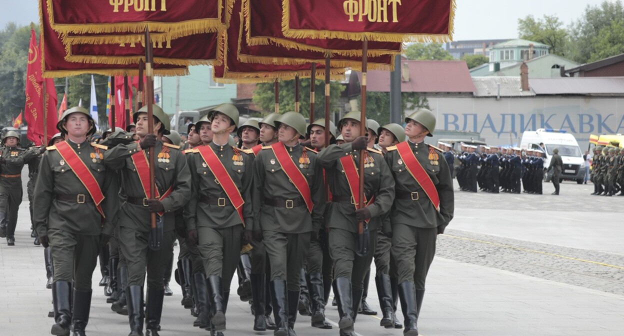 Парад Победы во Владикавказе, 2020 год. Фото пресс-службы Минобороны России, https://structure.mil.ru