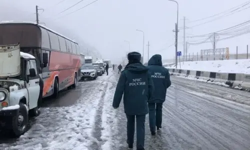 Военно-Грузинская дорога. Фото: пресс-службы ГУ МЧС по Северной Осетии