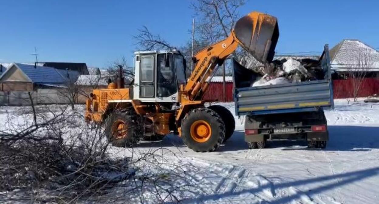 Ликвидация свалки в Прохладном. Фото: https://www.kbpravda.ru/node/37352