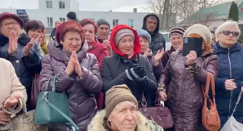 Жители станицы Полтавская. Фото предоставлено Натальей Гаряевой для "Кавказского узла"