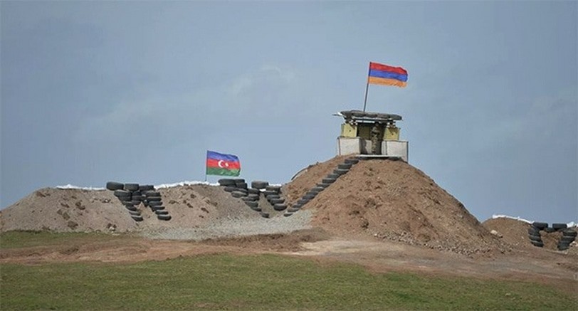 Граница Азербайджана и Армении. Фото: аппарат президента Армении